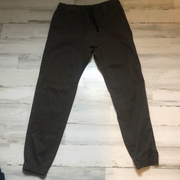 charles & a half Other - Charles & a Half Dark Brown Joggers L Drawstring